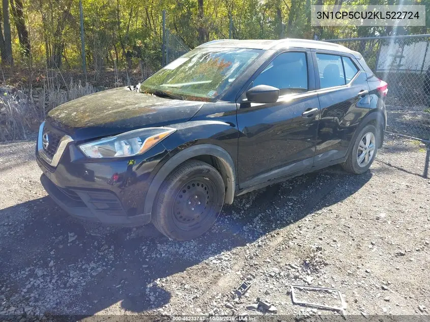 2019 NISSAN KICKS VIN 3N1CP5CU2KL522724 — фото 2