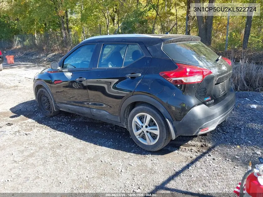 2019 NISSAN KICKS VIN 3N1CP5CU2KL522724 — фото 3