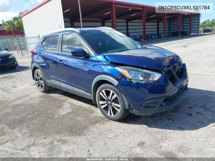 NISSAN KICKS 2019, VIN 3N1CP5CUXKL531784