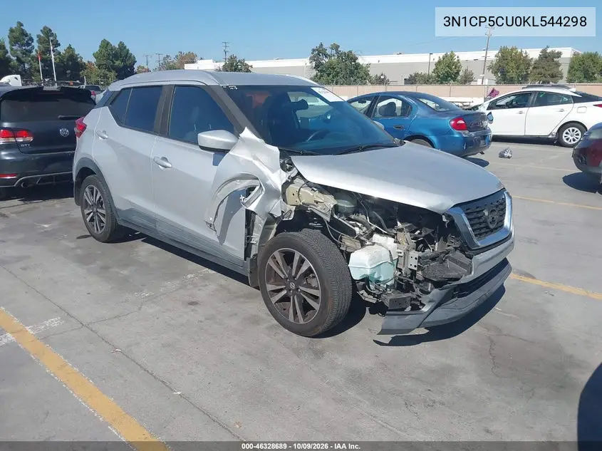 NISSAN KICKS 2019, VIN 3N1CP5CU0KL544298