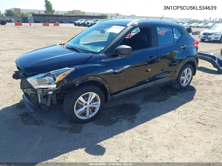 2019 NISSAN KICKS VIN 3N1CP5CU5KL534639 — фото 2