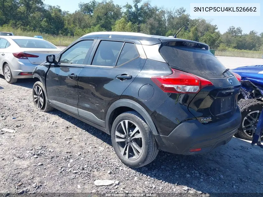 2019 NISSAN KICKS VIN 3N1CP5CU4KL526662 — фото 3