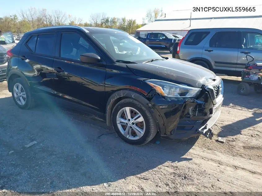NISSAN KICKS 2019, VIN 3N1CP5CUXKL559665
