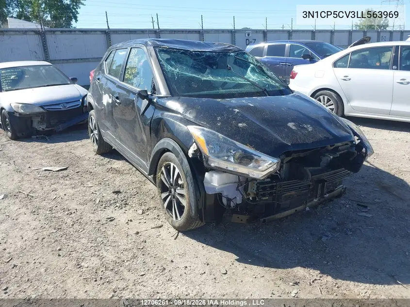 NISSAN KICKS 2020, VIN 3N1CP5CV3LL563969