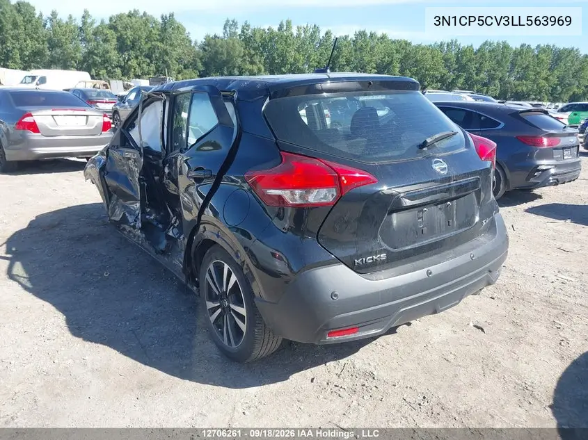 2020 NISSAN KICKS VIN 3N1CP5CV3LL563969 — фото 3