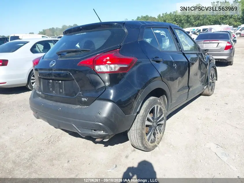 2020 NISSAN KICKS VIN 3N1CP5CV3LL563969 — фото 4