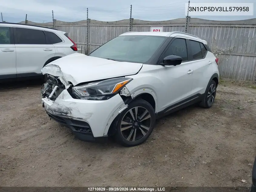 2020 NISSAN KICKS VIN 3N1CP5DV3LL579958 — фото 2