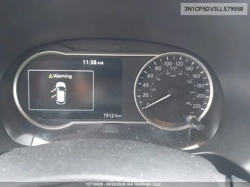 2020 NISSAN KICKS VIN 3N1CP5DV3LL579958 — фото 7