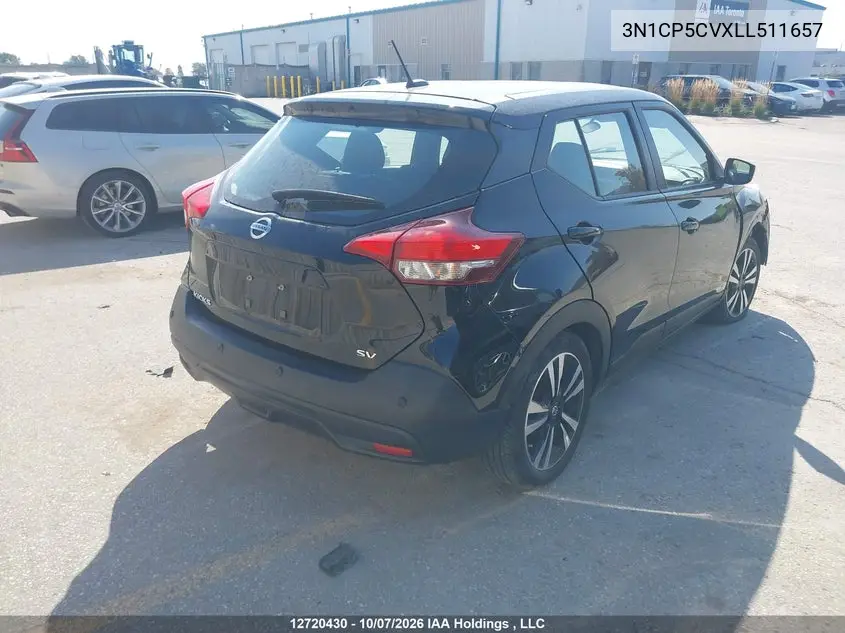 2020 NISSAN KICKS VIN 3N1CP5CVXLL511657 — фото 4