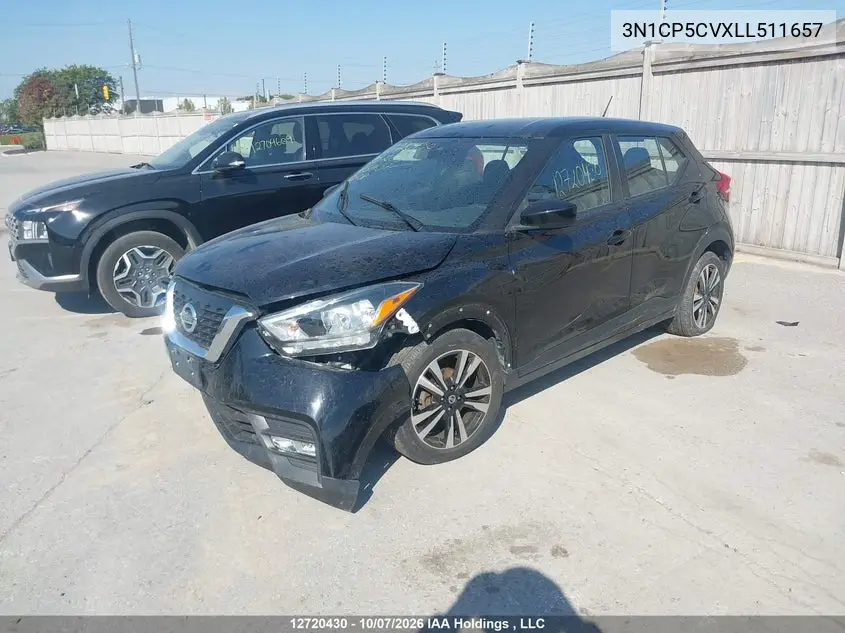 2020 NISSAN KICKS VIN 3N1CP5CVXLL511657 — фото 6