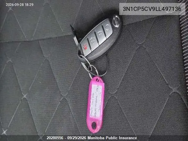 2020 NISSAN KICKS VIN 3N1CP5CV9LL497136 — фото 11