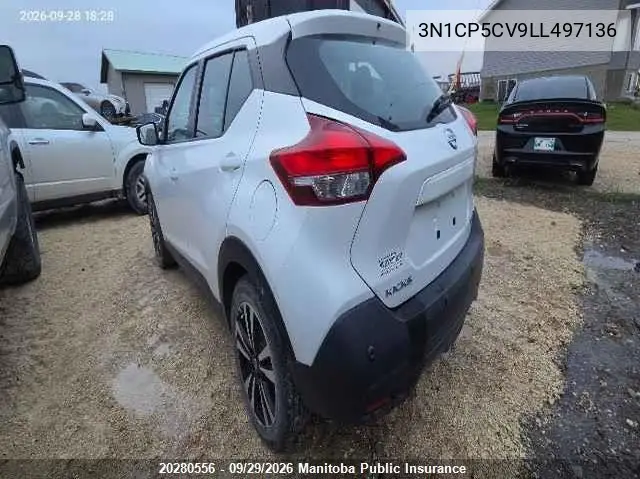 2020 NISSAN KICKS VIN 3N1CP5CV9LL497136 — фото 3