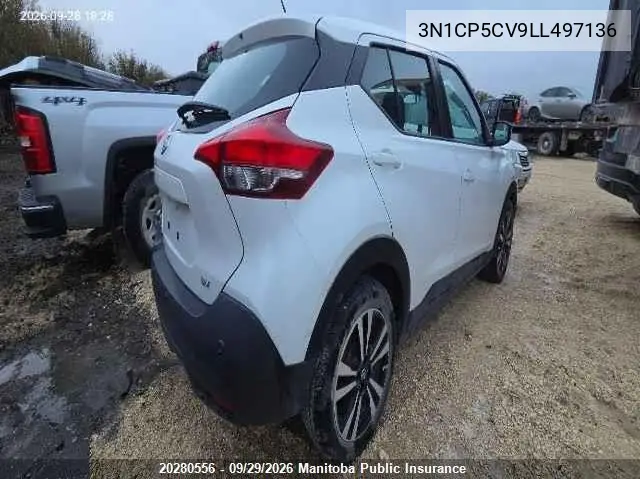 2020 NISSAN KICKS VIN 3N1CP5CV9LL497136 — фото 4