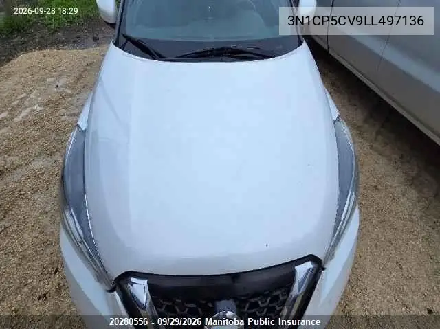 2020 NISSAN KICKS VIN 3N1CP5CV9LL497136 — фото 6