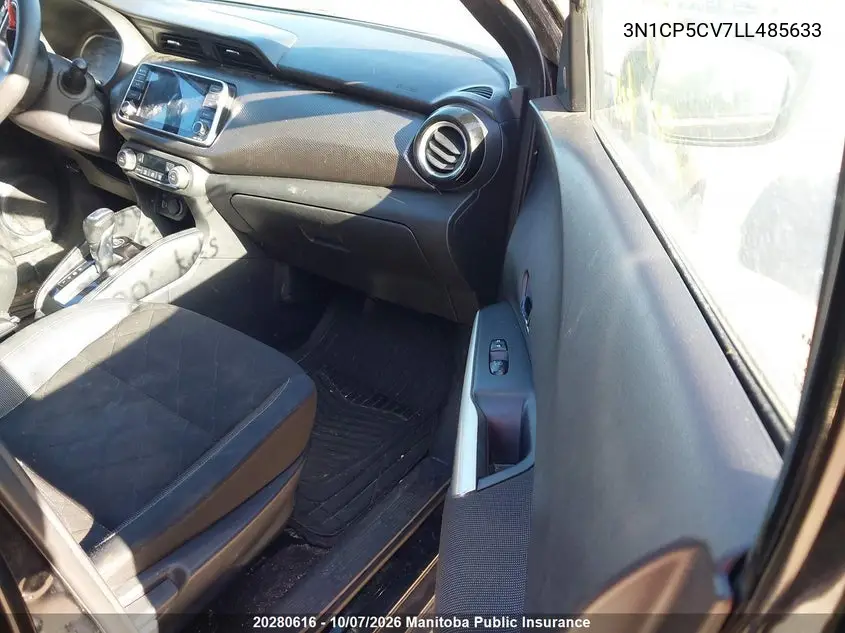 2020 NISSAN KICKS VIN 3N1CP5CV7LL485633 — фото 5