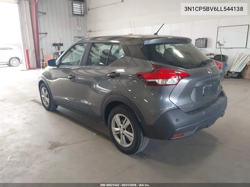 2020 NISSAN KICKS VIN 3N1CP5BV6LL544138 — фото 3