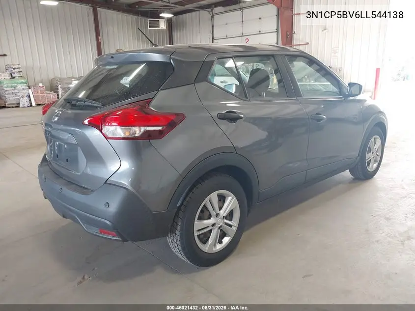2020 NISSAN KICKS VIN 3N1CP5BV6LL544138 — фото 4