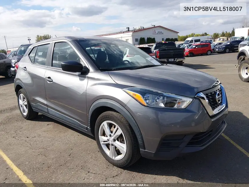 NISSAN KICKS 2020, VIN 3N1CP5BV4LL518007