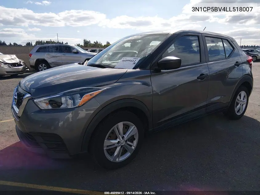 2020 NISSAN KICKS VIN 3N1CP5BV4LL518007 — фото 2