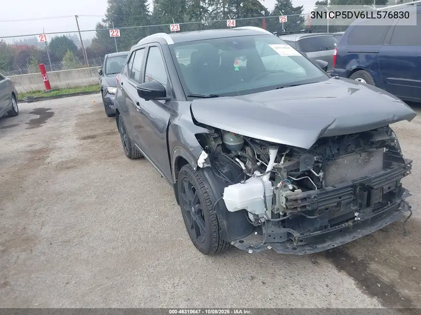 NISSAN KICKS 2020, VIN 3N1CP5DV6LL576830