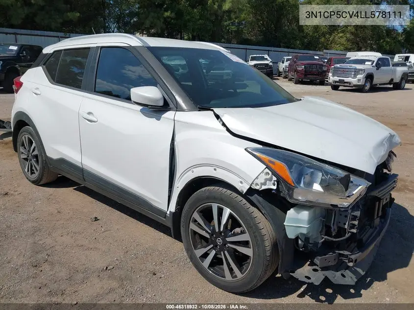 NISSAN KICKS 2020, VIN 3N1CP5CV4LL578111