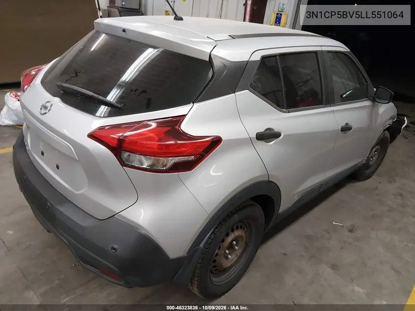 2020 NISSAN KICKS VIN 3N1CP5BV5LL551064 — фото 4