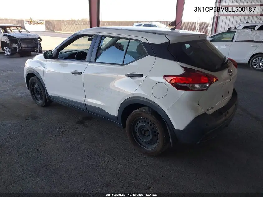 2020 NISSAN KICKS VIN 3N1CP5BV8LL500187 — фото 3