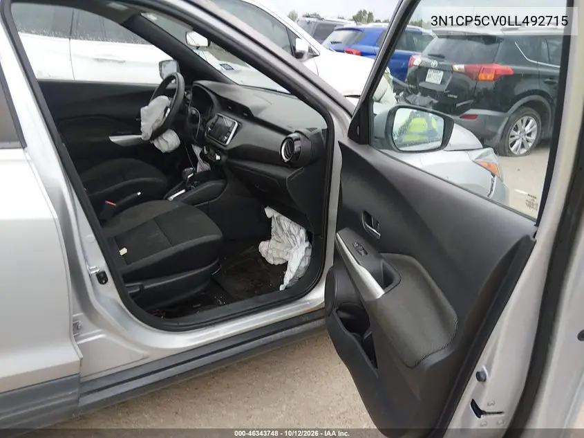 2020 NISSAN KICKS VIN 3N1CP5CV0LL492715 — фото 5