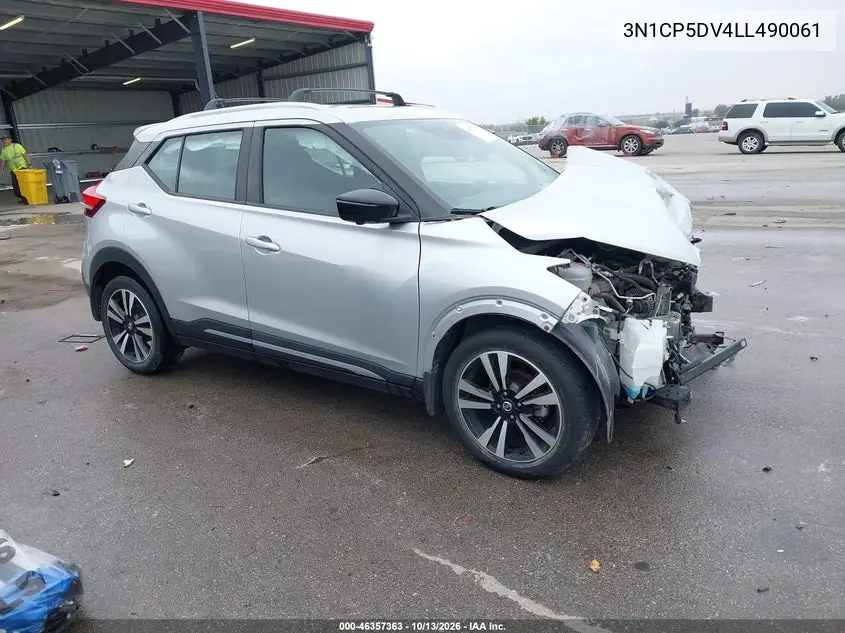 NISSAN KICKS 2020, VIN 3N1CP5DV4LL490061