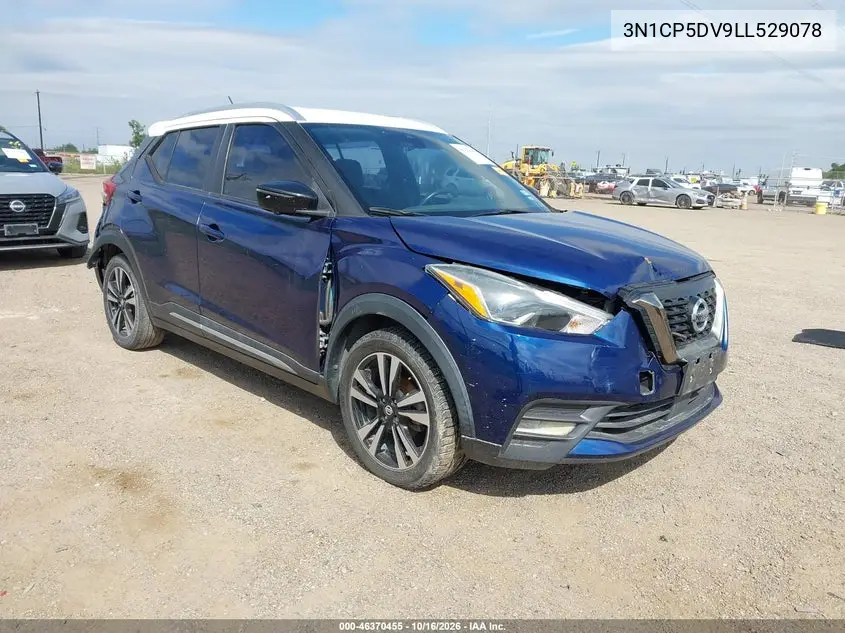 NISSAN KICKS 2020, VIN 3N1CP5DV9LL529078