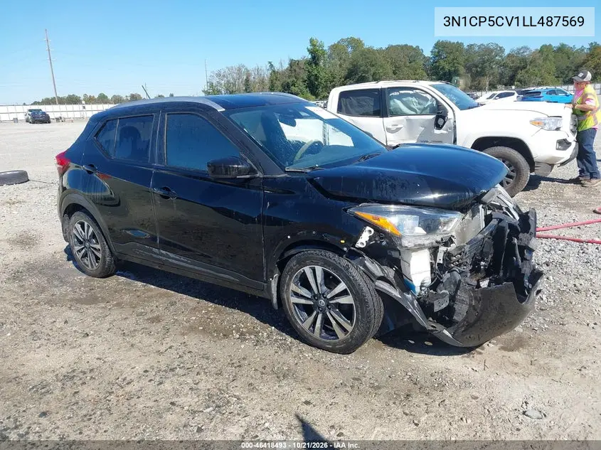NISSAN KICKS 2020, VIN 3N1CP5CV1LL487569