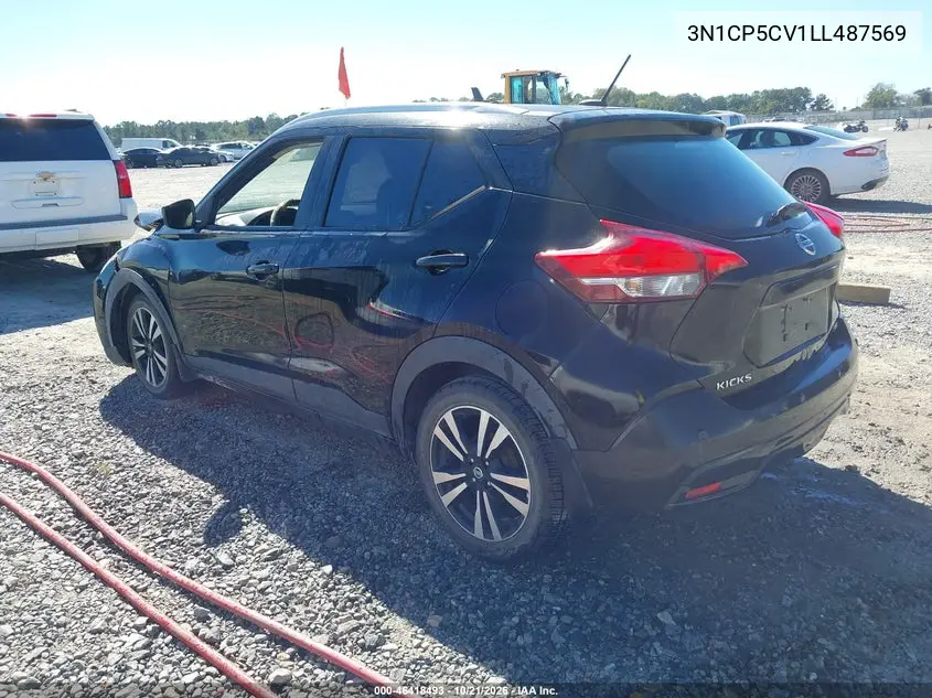 2020 NISSAN KICKS VIN 3N1CP5CV1LL487569 — фото 3