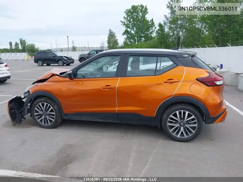 2021 NISSAN KICKS VIN 3N1CP5CV8ML536011 — фото 14