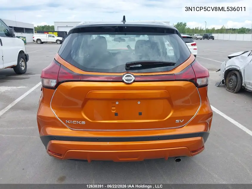 2021 NISSAN KICKS VIN 3N1CP5CV8ML536011 — фото 16