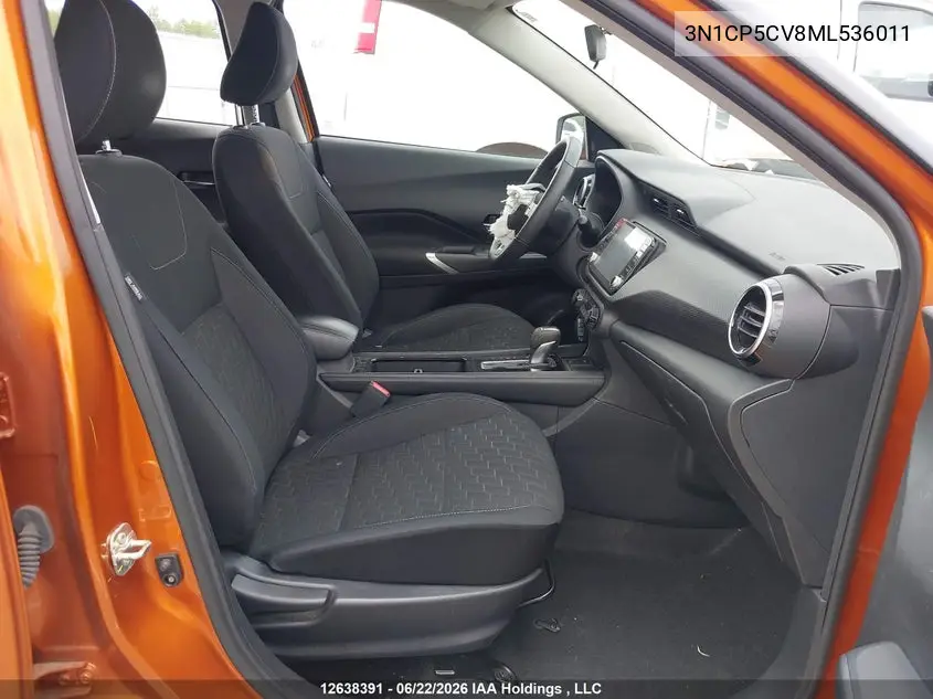 2021 NISSAN KICKS VIN 3N1CP5CV8ML536011 — фото 5
