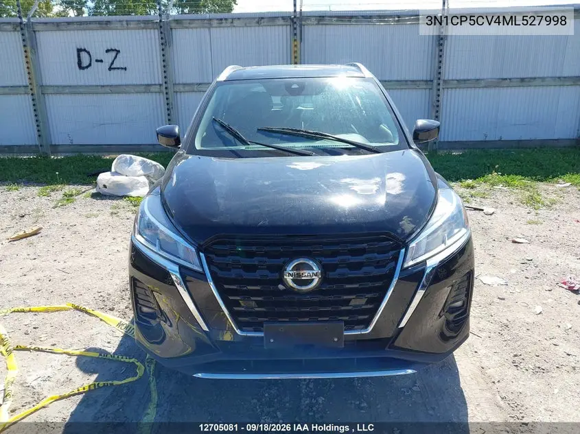 2021 NISSAN KICKS VIN 3N1CP5CV4ML527998 — фото 12
