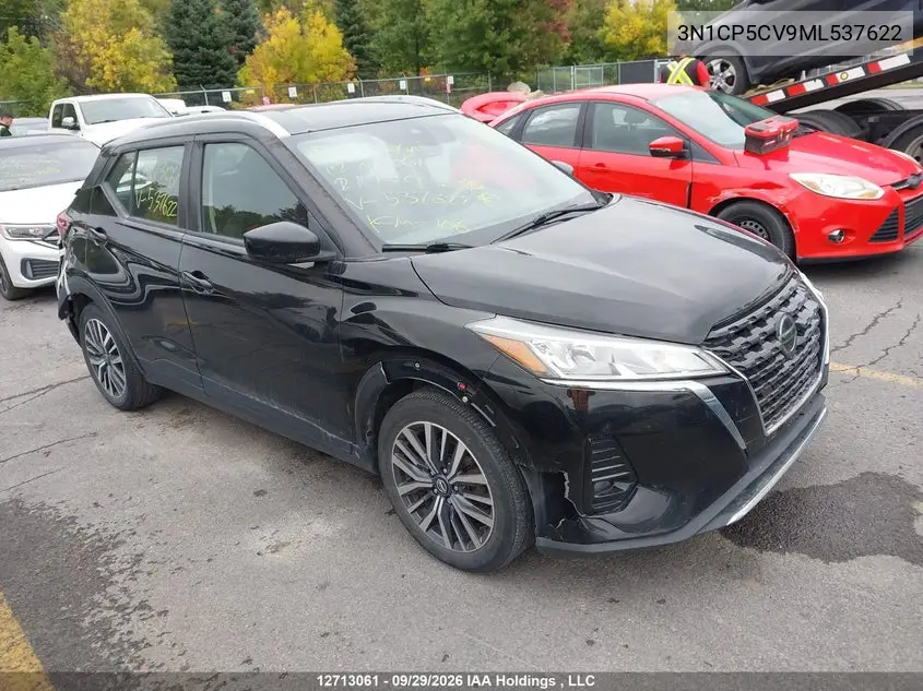 NISSAN KICKS 2021, VIN 3N1CP5CV9ML537622