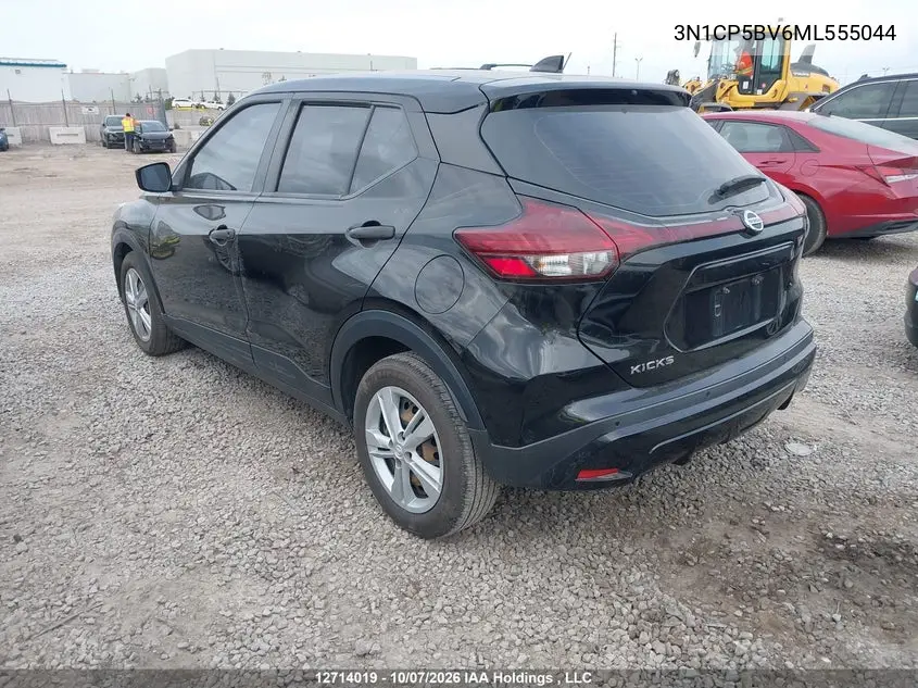 2021 NISSAN KICKS VIN 3N1CP5BV6ML555044 — фото 3