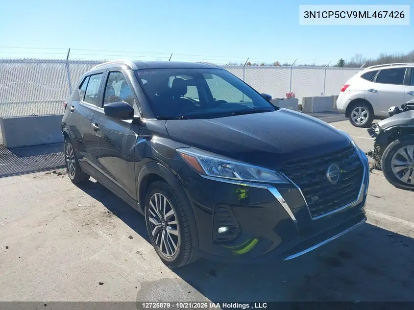 NISSAN KICKS 2021, VIN 3N1CP5CV9ML467426