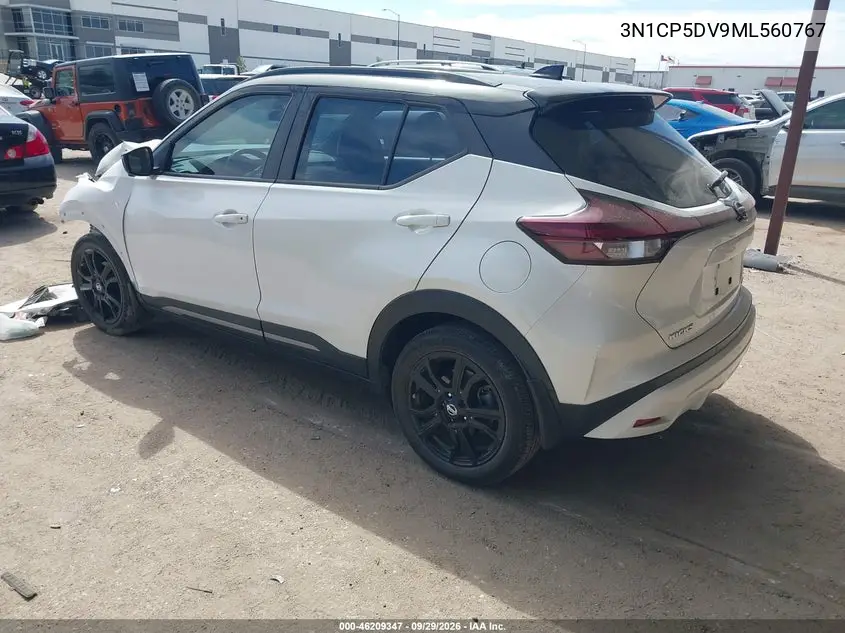 2021 NISSAN KICKS VIN 3N1CP5DV9ML560767 — фото 3