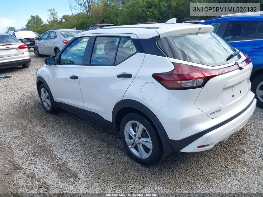 2021 NISSAN KICKS VIN 3N1CP5BV1ML526132 — фото 3
