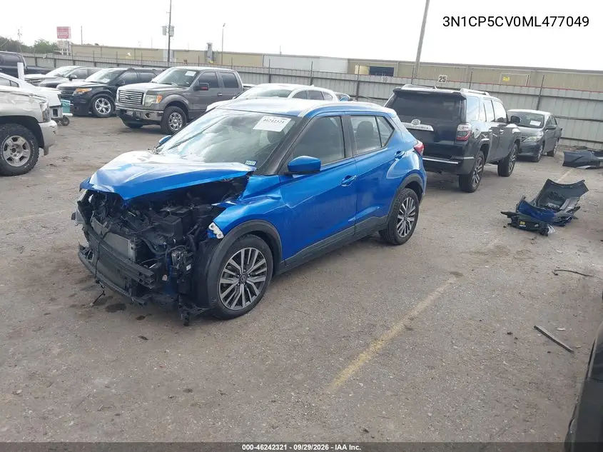 2021 NISSAN KICKS VIN 3N1CP5CV0ML477049 — фото 2