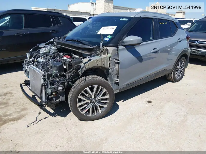 2021 NISSAN KICKS VIN 3N1CP5CV1ML544998 — фото 2