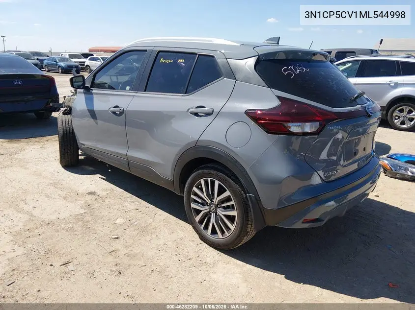 2021 NISSAN KICKS VIN 3N1CP5CV1ML544998 — фото 3