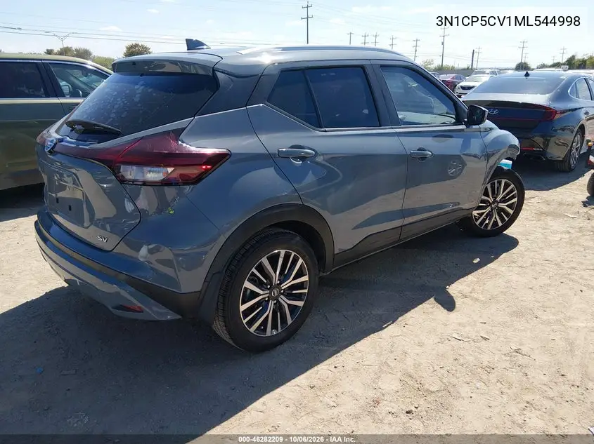 2021 NISSAN KICKS VIN 3N1CP5CV1ML544998 — фото 4