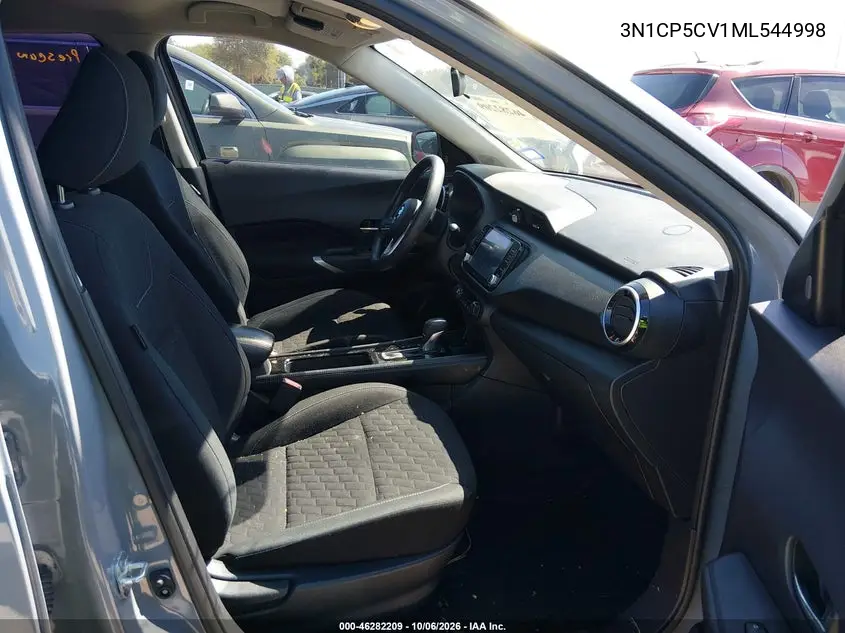 2021 NISSAN KICKS VIN 3N1CP5CV1ML544998 — фото 5