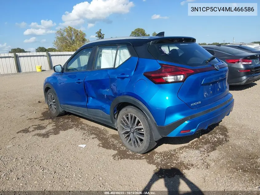 2021 NISSAN KICKS VIN 3N1CP5CV4ML466586 — фото 3