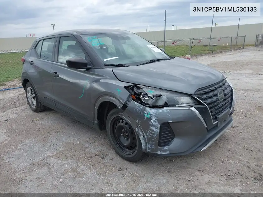 NISSAN KICKS 2021, VIN 3N1CP5BV1ML530133