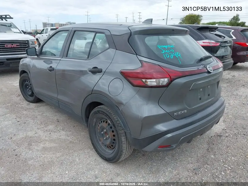 2021 NISSAN KICKS VIN 3N1CP5BV1ML530133 — фото 3