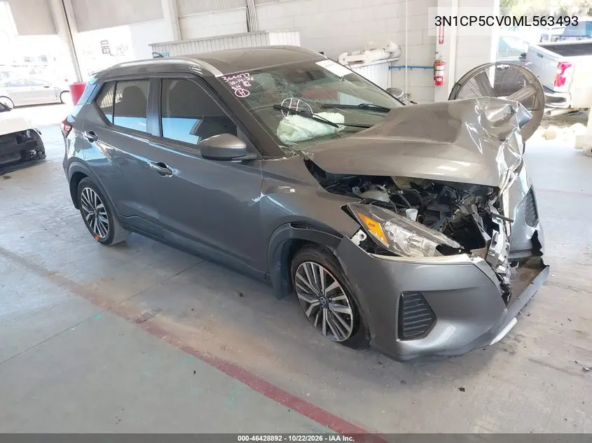 NISSAN KICKS 2021, VIN 3N1CP5CV0ML563493